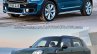 2017 Mini Countryman vs 2014 Mini Countryman front quarter