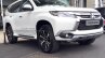 2017 Mitsubishi Shogun Sport front three quarters right side spy shot