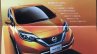 2017 Nissan Note (facelift) front brochure