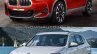 BMW X2 vs. BMW X1 front three quarter image