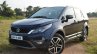 Tata Hexa XT MT front quarter Review