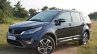 Tata Hexa XT MT front quarters Review