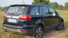 Tata Hexa XT MT rear three quarter Review