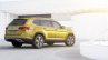 VW Atlas rear three quarters