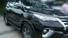 2016 Toyota Fortuner black front three quarter demo unit at dealership