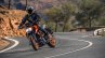 2017 KTM Duke 390 front three quarters left side