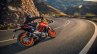 2017 KTM Duke 390 rear three quarters cornering