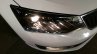 2017 Skoda Rapid headlamp spied ahead of launch