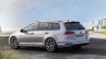 2017 VW Golf Estate (facelift) rear three quarters leaked image