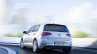 2017 VW Golf GTE (facelift) rear three quarters leaked image