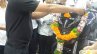 Bajaj Dominar 400 black front three quarters left side