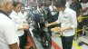 Bajaj Dominar 400 black front three quarters right side