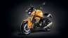 Mahindra Mojo Sunburst Yellow front three quarters