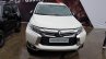 Mitsubishi Montero Sport white front at 2016 Bogota Auto Show