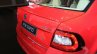 New Skoda Rapid (facelift) red rear end launch images