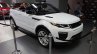 Range Rover Evoque Convertible front three quarters at 2016 Bogota Auto Show