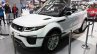 Range Rover Evoque Convertible front three quarters left side at 2016 Bogota Auto Show