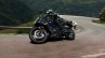 Suzuki GSX250R black front three quarter motion