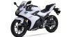 Suzuki GSX250R white front three quarter