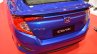 2016 Honda Civic sedan rear fascia at 2016 Oman Motor Show