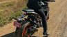 2017 KTM Duke 390 rear three quarters India spy shot