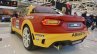 Abarth 124 Rally rear three quarters at 2016 Bologna Motor Show