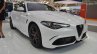 Alfa Romeo Giulia Veloce front three quarters at 2016 Bologna Motor Show