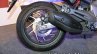 Bajaj Dominar 400 live rear wheel with exhaust