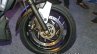 Bajaj Dominar 400 live white front wheel