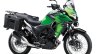 Kawasaki Versys X250 Tourer green front three quarter right