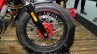 Moto Guzzi V7 II Racer front wheel at Thai Motor Expo.