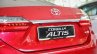 New Toyota Corolla Altis 2.0V (facelift) rear fascia