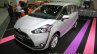 Toyota Sienta front three quarters at 2016 Thai Motor Expo