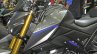 Yamaha M-Slaz front three quarter fuel tank at Thai Motor Expo