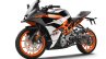 2017 KTM RC390 front three quarter left