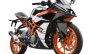 2017 KTM RC390 front three quarter right