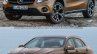 2017 Mercedes GLA vs. 2014 Mercedes GLA front three quarters left side second image