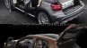 2017 Mercedes GLA vs. 2014 Mercedes GLA rear three quarters doors open