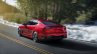 2018 Kia Stinger rear three quarters in motion