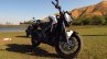 Bajaj Dominar 400 Moon White front three quarter