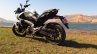 Bajaj Dominar 400 Moon White rear three quarter