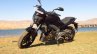 Bajaj Dominar 400 Twilight Plum front three quarter