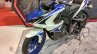 Bajaj Pulsar RS200 Blue front three quarter left