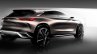 Infiniti QX50 Concept rear three quarters right side sketch