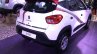 Renault Kwid Live For More Edition rear three quarter at APS 2017