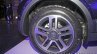 Tata Hexa XTA alloy wheel from Delhi launch