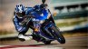 Yamaha R3 blue motion front