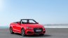 2017 Audi A3 Cabriolet top open front three quarters