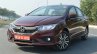 2017 Honda City ZX (facelift) front quarter left First Drive Review