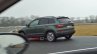 2017 Skoda Yeti rear three quarters left side spy shot